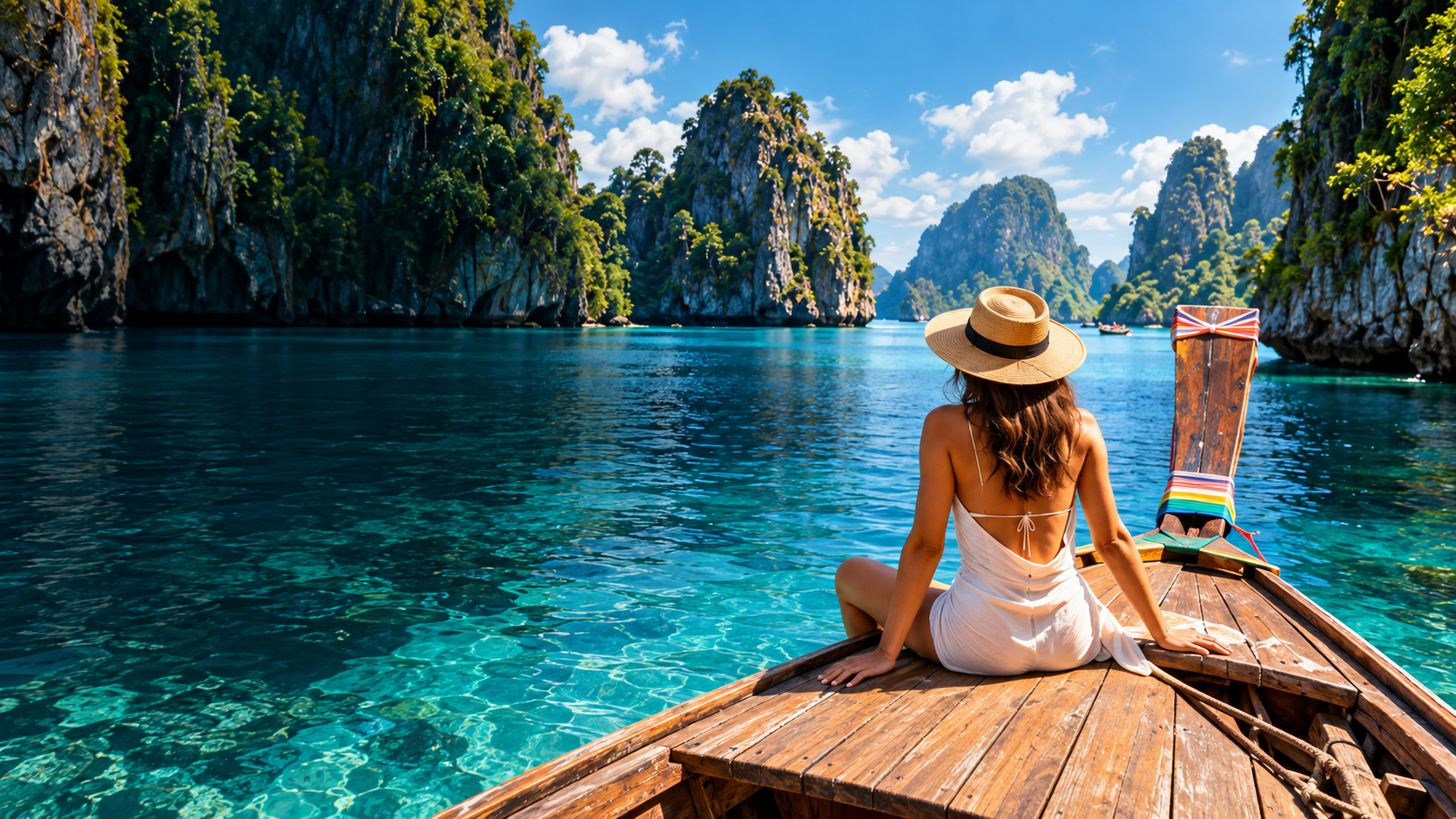 Visuel d’inspiration : découverte des îles de Phuket en longtail